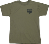 MOOSE RACING Youth Salute T-Shirt - Olive - Small 3032-3694