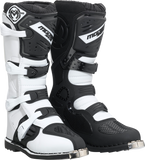 MOOSE RACING Qualifier Boots - Black/White - Size 14 3410-2606
