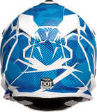 MOOSE RACING Youth F.I. Helmet - Agroid Camo - MIPS? - Blue/White - Medium 0111-1533