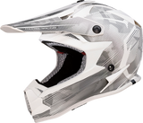 MOOSE RACING Youth F.I. Helmet - Agroid Camo - MIPS? - Gray/White - Medium 0111-1530