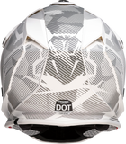 MOOSE RACING Youth F.I. Helmet - Agroid Camo - MIPS? - Gray/White - Large 0111-1531