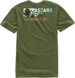 ALPINESTARS Painted T-Shirt - Military Green - Medium 1232-72224-690M