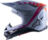ALPINESTARS Supertech M10 Helmet - Daytona - MIPS - Haze Gray/Orange Fluo/Rhodamine - Medium 8302423-9243-MD