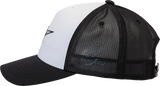 ALPINESTARS Advantage Tech Trucker Hat - White/Black - One Size 1212811602010OS