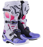 ALPINESTARS Limited Edition Daytona '23 Tech 10 Boots - Gray/Pink/Purple - US 11 2010020-9243-11
