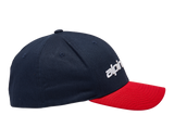 ALPINESTARS Linear Hat - Navy/Red - Small/ Medium 1230810057030SM