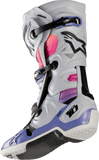 ALPINESTARS Limited Edition Daytona '23 Tech 10 Boots - Gray/Pink/Purple - US 10 2010020-9243-10