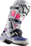 ALPINESTARS Limited Edition Daytona '23 Tech 10 Boots - Gray/Pink/Purple - US 10 2010020-9243-10