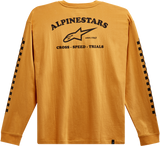 ALPINESTARS Sunday Long-Sleeve T-Shirt - Gold - Large 12137184059L