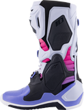 ALPINESTARS Limited Edition Daytona '23 Tech 10 Boots - Gray/Pink/Purple - US 9 2010020-9243-9