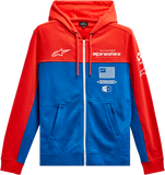 ALPINESTARS H Block Hoodie - Warm Red/Bright Blue - XL 1213510703171XL