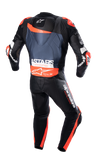 ALPINESTARS GP Plus v4 Leather Suit - Black/Red Fluo/Blue - US 42 / EU 52 3150523135752