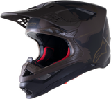 ALPINESTARS Supertech M10 Helmet - Squad - MIPS - Dark Brown/Gold - Small 8302823-839-SM