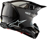 ALPINESTARS Supertech M10 Helmet - Solid - MIPS? - Gloss Black Carbon - XS 8300323-1188-XS