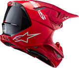 ALPINESTARS Supertech M10 Helmet - Flood - MIPS? - Red Fluo/Red - Small 8301023-3003-S