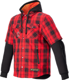 ALPINESTARS MSE Tartan Jacket - Red/Black - Small 4300424-3136-S