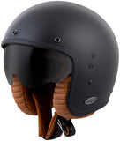 Bellfast Open Face Helmet Matte Black Xs