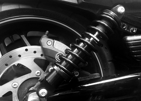 LEGEND SUSPENSION REVO-A Adjustable V-Rod Coil Suspension - Black - Standard - 12" 1310-0954