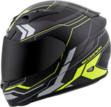 Exo R710 Full Face Helmet Transect Hi Vis 2x
