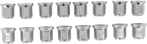 ITP Lug Nut - Chrome - 12 mm - Flat - 16 Pack ALUG16BX