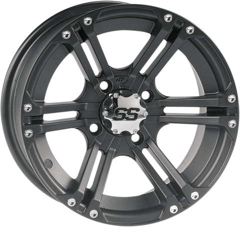 ITP SS212 Alloy Wheel - Front/Rear - Black - 12x7 - 4/110 - 5+2 1228364536B