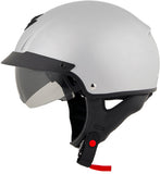 Exo C110 Open Face Helmet Hypersilver Sm