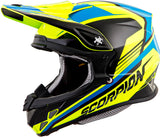 Vx R70 Off Road Helmet Ascend Neon/Blue Md