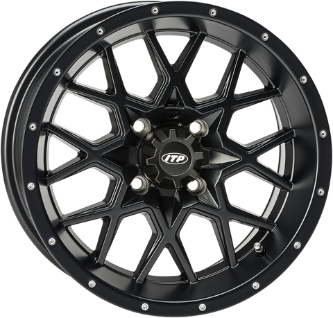 ITP Hurricane Wheel - Rear - Black - 14x7 - 4/110 - 2+5 1428637536B