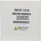 Piston Rings 86.96mm Hon For Vertex Pistons Only