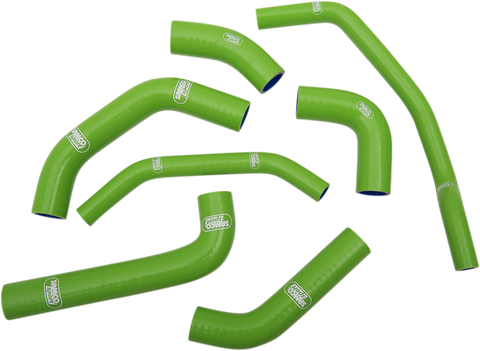 SAMCO SPORT Radiator Hose Kit - Green - Kawasaki KAW79-GN