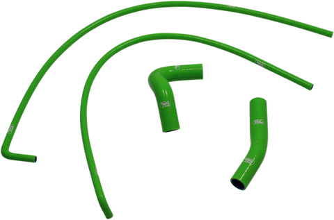 SAMCO SPORT Radiator Hose Kit - Green - Kawasaki KAW-89GRN
