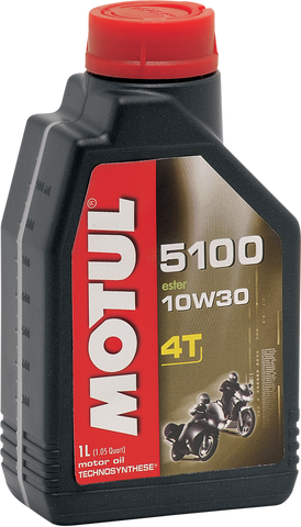 MOTUL 5100 4T Synthetic Blend Oil  - 10W-30 - 1 L 104062