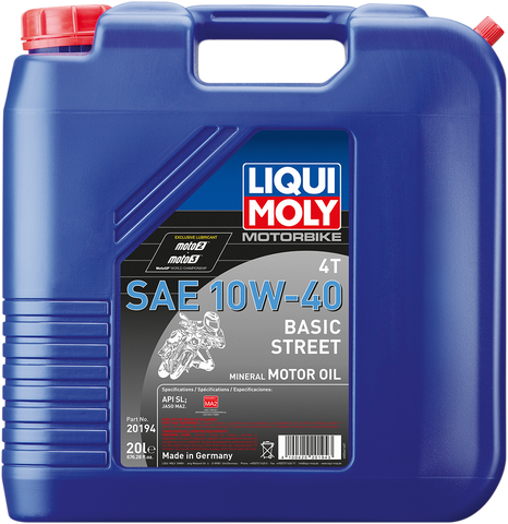 LIQUI MOLY Basic Street 4T Oil - 10W-40 - 20 L 20194
