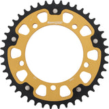 Rear Stealth Sprocket Alu/Stl 43t 520 Gld Hay/Suz/Tri