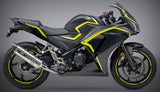 Exhaust Race R 77 Slip On Ss Ss Cf