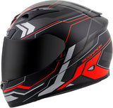 Exo R710 Full Face Helmet Transect Red Sm