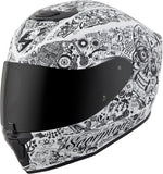 Exo R420 Full Face Helmet Shake White 2x