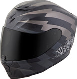 Exo R420 Full Face Helmet Tracker Titanium/Black Xl
