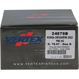Piston Kit Hc Forged 78.97/Std 14.4:1 Hon