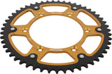 Rear Stealth Sprocket Alu/Stl 51t 520 Gld Yam