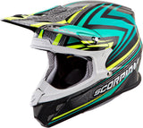 Vx R70 Off Road Helmet Barstow Teal Lg