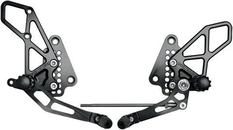 VORTEX V2 Rearset - Black - GSX13 RS532K