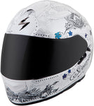 Exo T510 Full Face Helmet Azalea White/Silver Sm
