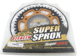 Rear Stealth Sprocket Alu/Stl 43t 525 Gld Suz/Yam