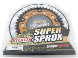 Rear Stealth Sprocket Alu/Stl 42t 520 Gld Hay/Suz/Tri