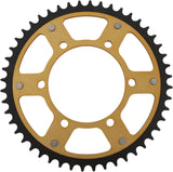Rear Stealth Sprocket Alu/Stl 48t 520 Gld Hon/Kaw/Yam
