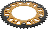 Rear Stealth Sprocket Alu/Stl 47t 520 Gld Hon/Yam