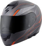 Exo Gt3000 Modular Helmet Sync Grey/Orange 2x
