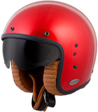 Bellfast Open Face Helmet Candy Red Xs