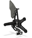 Attack Performance Rear Sets ZX6R 05- , ZX6R-636 13- , BLACK